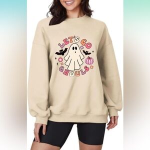 NWT Lets Go Ghouls Sweatshirt for women